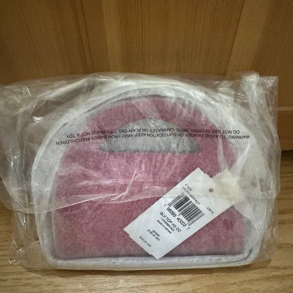 💜Coach Top Handle Card Case  Silver/Dragonfruit - Picture 10 of 14